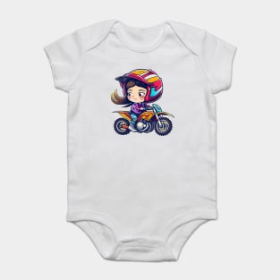 motocross mom Baby Bodysuit